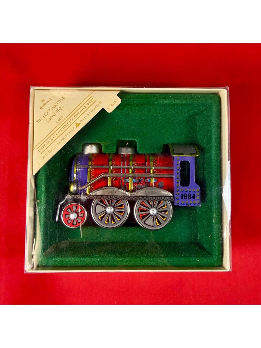Tin Locomotive - Hallmark Keepsake Ornament - 1984